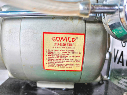 WARRANTY GOMCO 711 SUCTION ASPIRATOR VACUUM PUMP & CANISTERS TUBING WATCH VIDEO