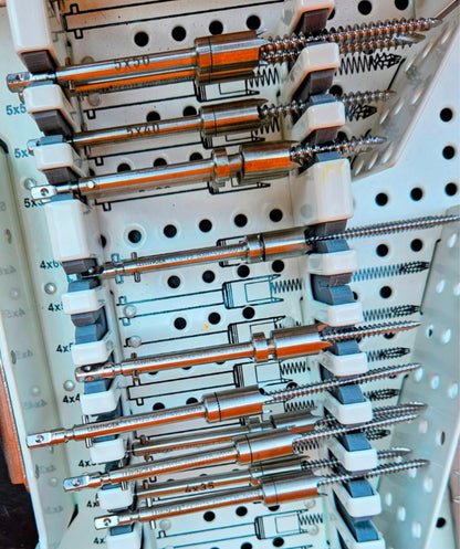 STRYKER 6000-040 SURGICAL NAVIGATION STERILIZING TRAY with 23 KNEE INSTRUMENTS