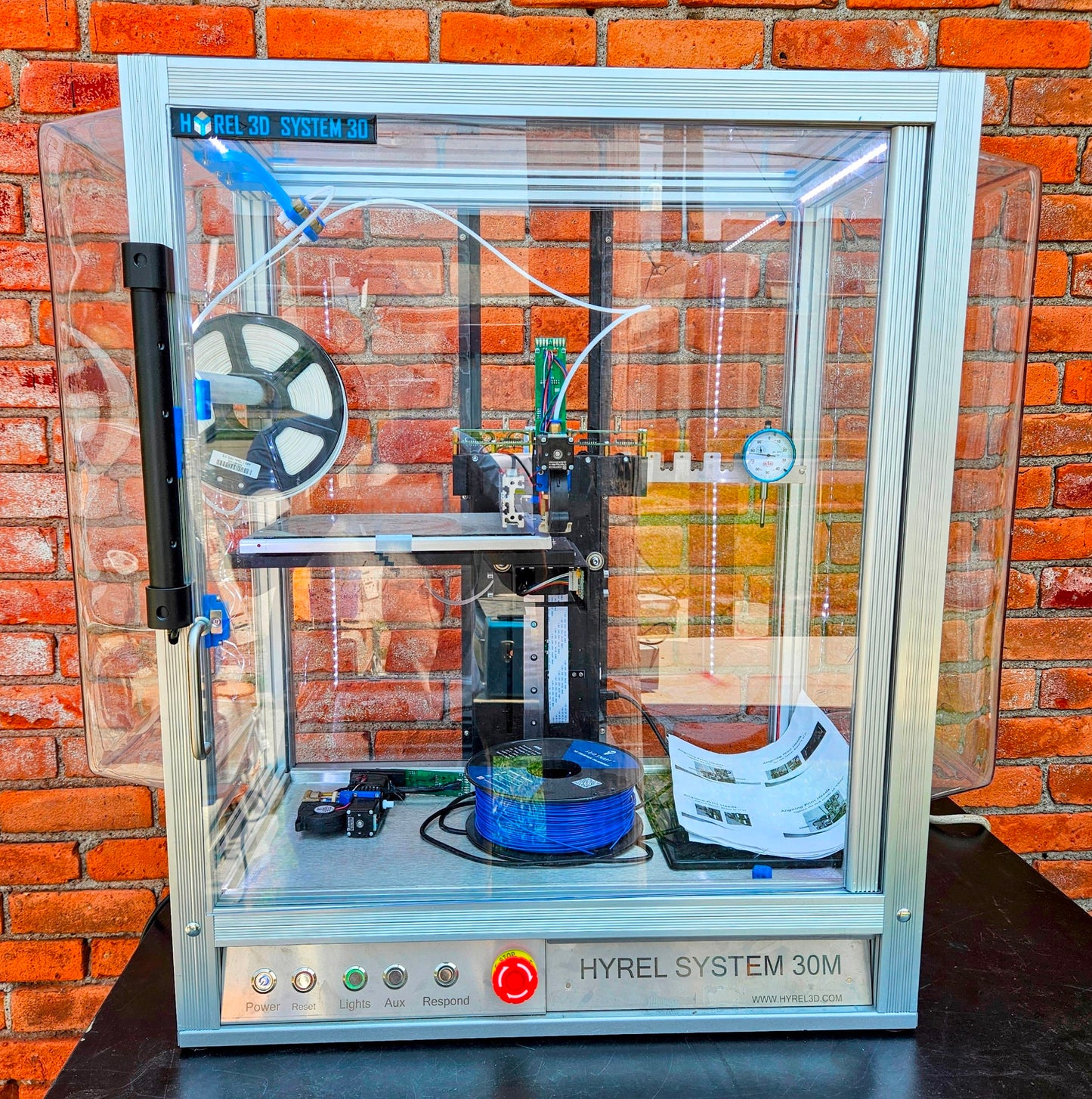 HYREL SYSTEM 30M ENCLOSED 3D PRINTER FOR PARTS FREE USA COMMERCIAL SHIP