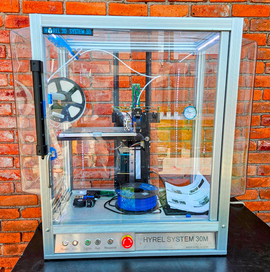 HYREL SYSTEM 30M ENCLOSED 3D PRINTER FOR PARTS FREE USA COMMERCIAL SHIP