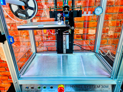 HYREL SYSTEM 30M ENCLOSED 3D PRINTER FOR PARTS FREE USA COMMERCIAL SHIP