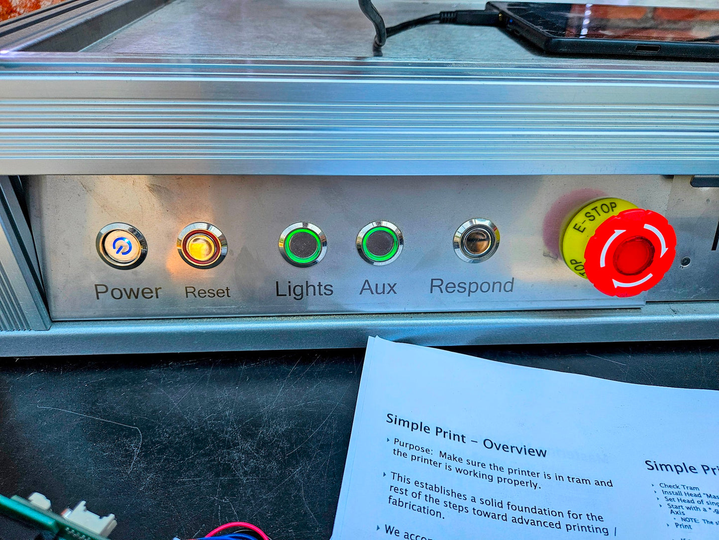 HYREL SYSTEM 30M ENCLOSED 3D PRINTER FOR PARTS FREE USA COMMERCIAL SHIP