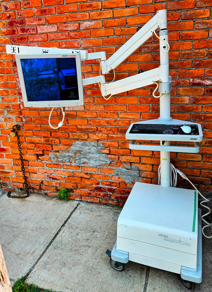STRYKER SURGICAL NAVIGATION SYSTEM 6000-200 & SENSOR BAR & MONITOR but no CPU