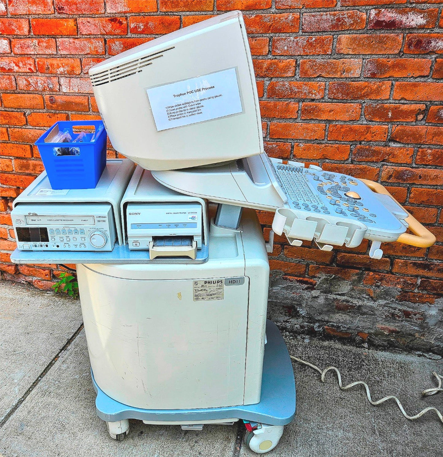 100% PHILIPS HD11 DIAGNOSTIC RADIOLOGY IMAGING ULTRASOUND NO PROBES FREESHIPPING