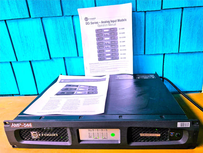 For-Parts CROWN DCi 4x600MX DRIVECORE 4x600WATT CHANNELS with OPERATIONAL MANUAL