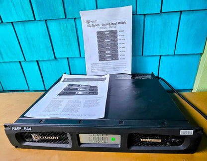 For-Parts CROWN DCi 4x600MX DRIVECORE 4x600WATT CHANNELS with OPERATIONAL MANUAL