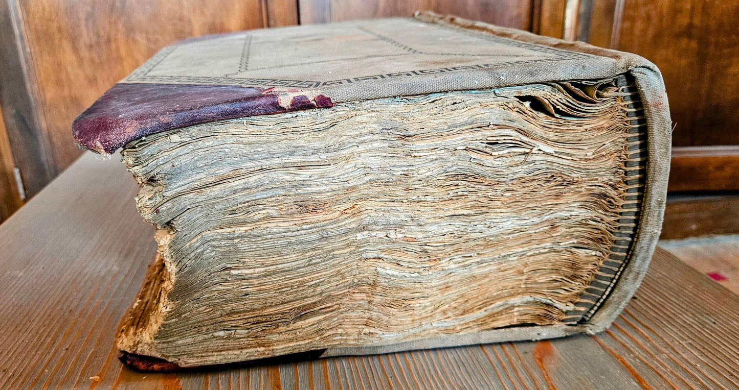 RARE 1900s VINTAGE ORIGINAL 3 MEDICAL PRESCRIPTION PHARMACY RECEIPT BOOK DOCTOR