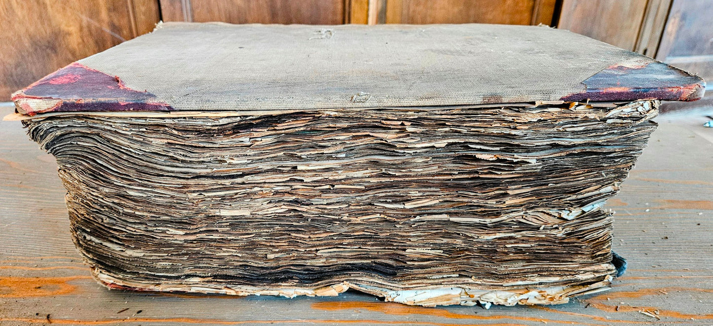 RARE 1900s VINTAGE ORIGINAL 3 MEDICAL PRESCRIPTION PHARMACY RECEIPT BOOK DOCTOR