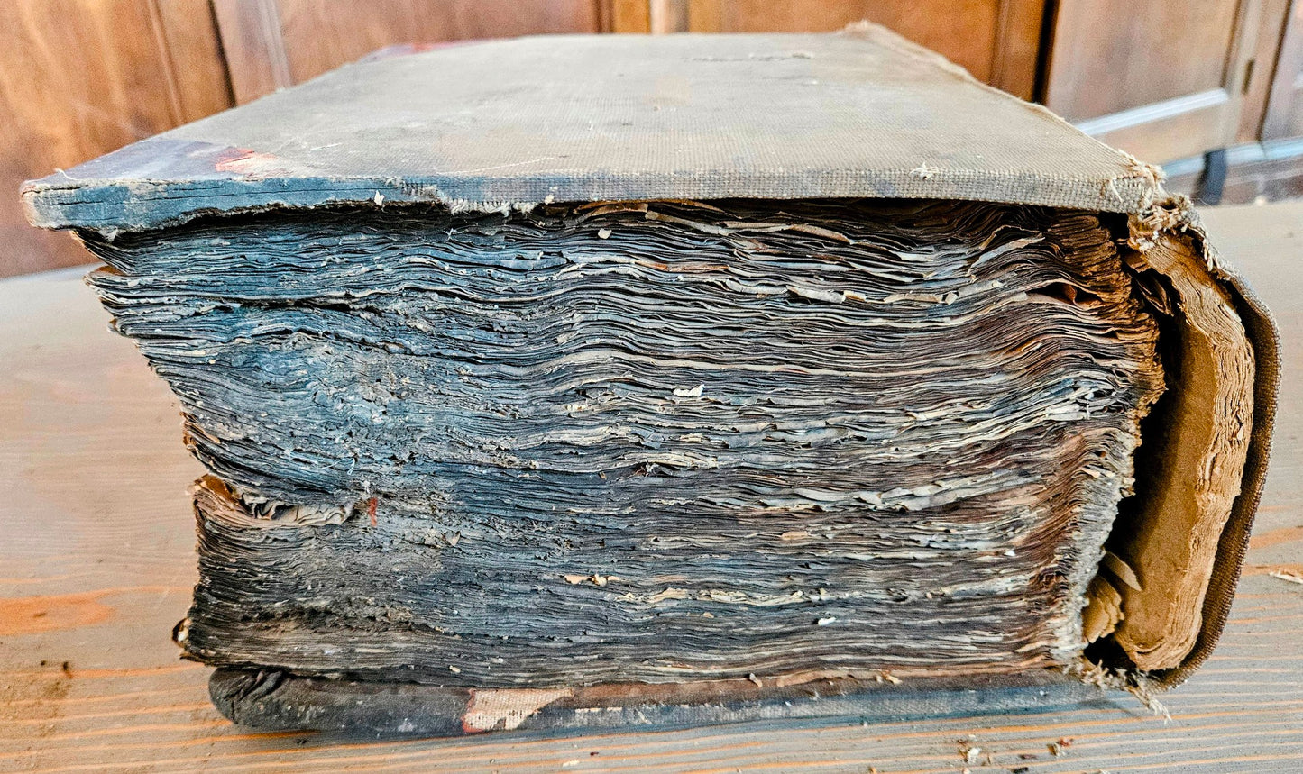 RARE 1900s VINTAGE ORIGINAL 3 MEDICAL PRESCRIPTION PHARMACY RECEIPT BOOK DOCTOR