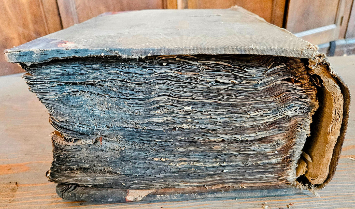 RARE 1900s VINTAGE ORIGINAL 3 MEDICAL PRESCRIPTION PHARMACY RECEIPT BOOK DOCTOR