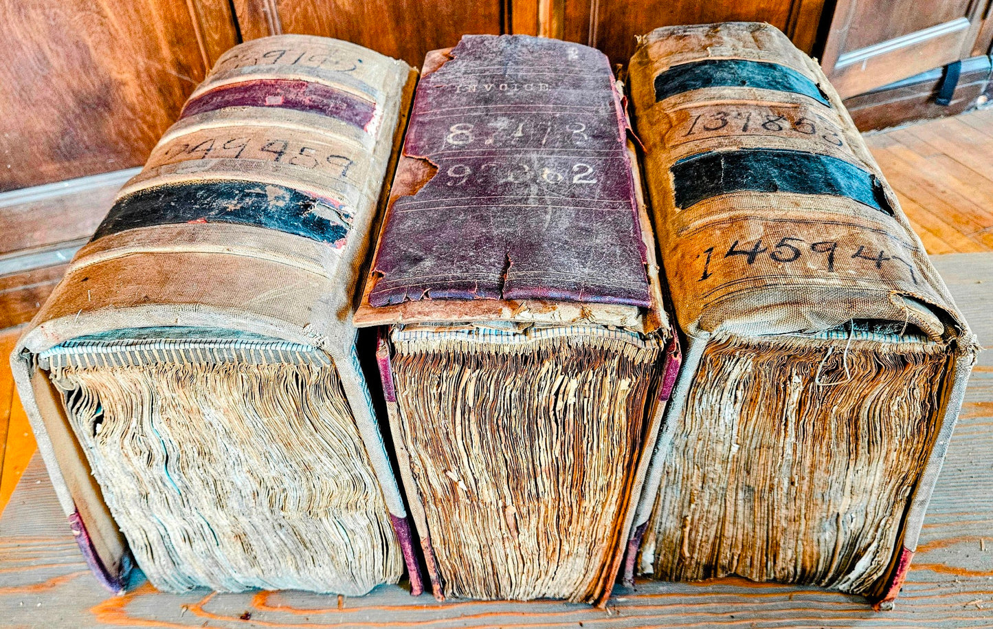 RARE 1900s VINTAGE ORIGINAL 3 MEDICAL PRESCRIPTION PHARMACY RECEIPT BOOK DOCTOR