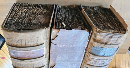 RARE 1900s VINTAGE ORIGINAL 3 MEDICAL PRESCRIPTION PHARMACY RECEIPT BOOK DOCTOR