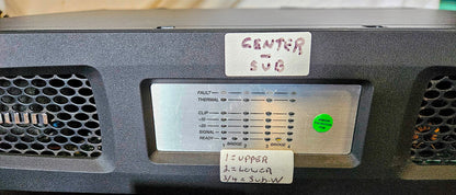 For-Parts CROWN DCi 4x600MX DRIVECORE 4x600WATT CHANNELS with OPERATIONAL MANUAL