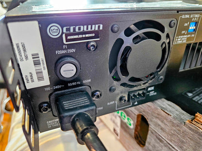 For-Parts CROWN DCi 4x600MX DRIVECORE 4x600WATT CHANNELS with OPERATIONAL MANUAL