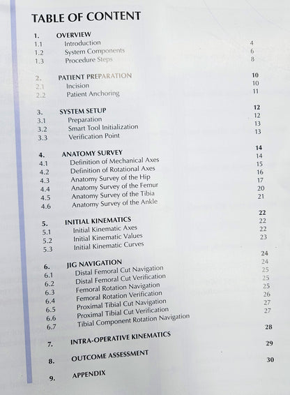 STRYKER SURGICAL 6001-35 LARGE STERILIZING TRAY with 8 KNEE INSTRUMENTS + MANUAL