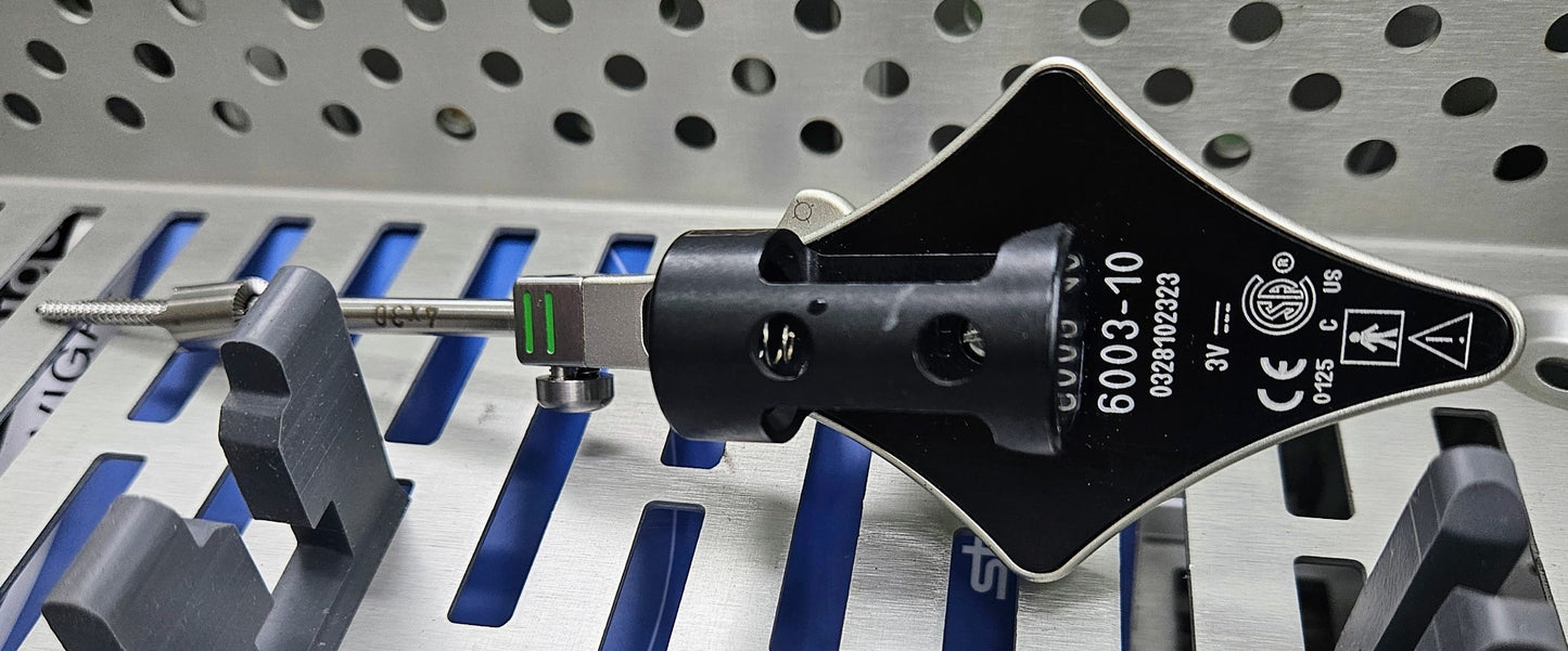 STRYKER SURGICAL 6001-35 LARGE STERILIZING TRAY with 8 KNEE INSTRUMENTS + MANUAL