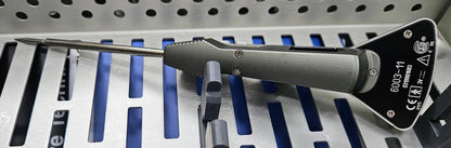 STRYKER SURGICAL 6001-35 LARGE STERILIZING TRAY with 8 KNEE INSTRUMENTS + MANUAL