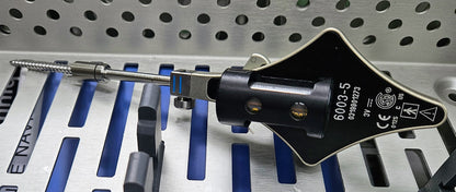 STRYKER SURGICAL 6001-35 LARGE STERILIZING TRAY with 8 KNEE INSTRUMENTS + MANUAL