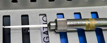 STRYKER SURGICAL 6001-35 LARGE STERILIZING TRAY with 8 KNEE INSTRUMENTS + MANUAL