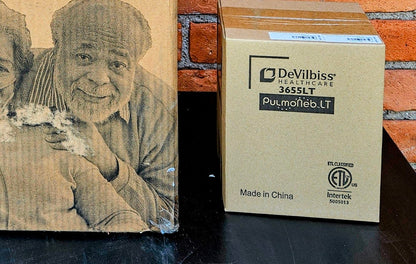 BRAND NEW SEALEAD BOX 3655LT DEVILBISS PULMONEB LT w/ DISPOSABLE NEBULIZER