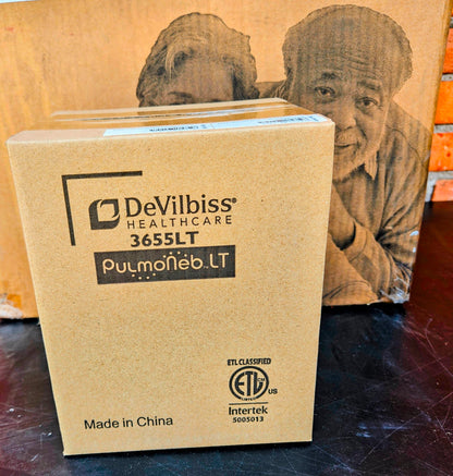 BRAND NEW SEALEAD BOX 3655LT DEVILBISS PULMONEB LT w/ DISPOSABLE NEBULIZER