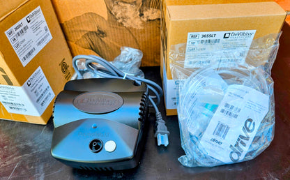 BRAND NEW SEALEAD BOX 3655LT DEVILBISS PULMONEB LT w/ DISPOSABLE NEBULIZER