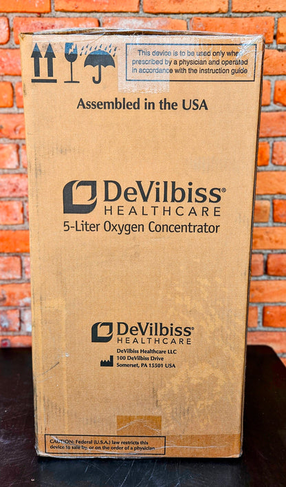 BRAND NEW SEALEAD BOX DeVilbiss 525DS 5 LITER CONCENTRATOR COMPRESSOR - FREESHIP