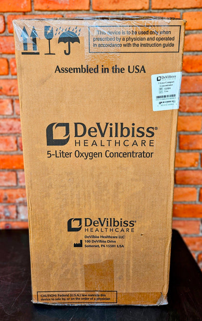BRAND NEW SEALEAD BOX DeVilbiss 525DS 5 LITER CONCENTRATOR COMPRESSOR - FREESHIP