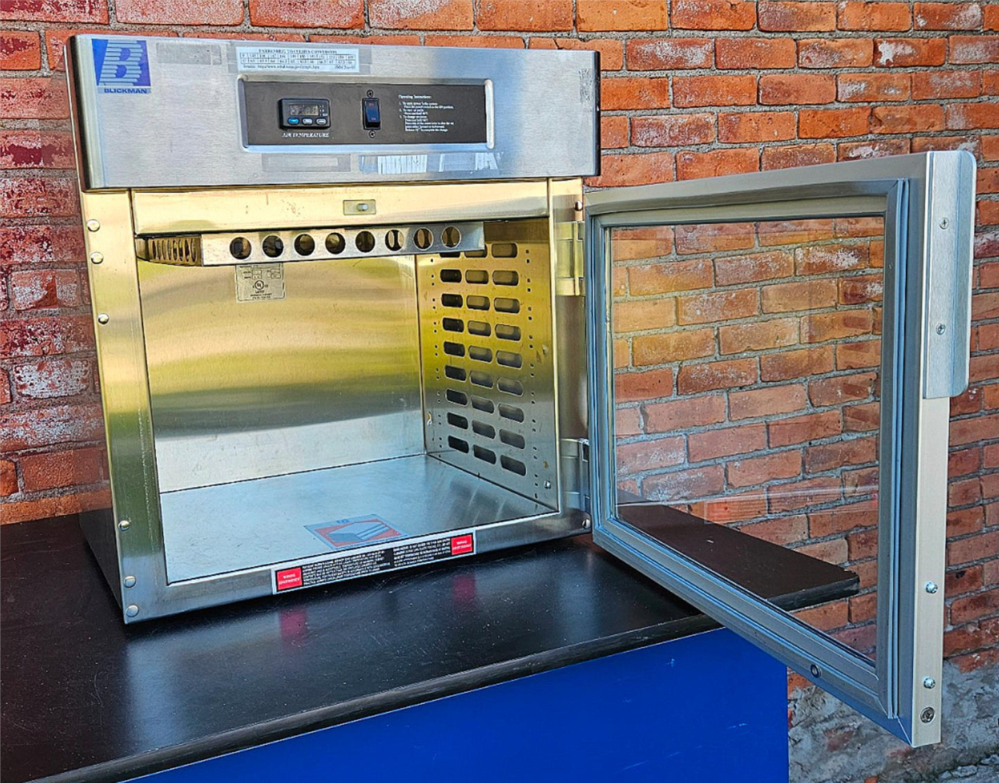 90DAY-WARRANTY BLICKMAN HEALTH 7927-MG TABLETOP BLANKET WARMING CABINET FREESHIP