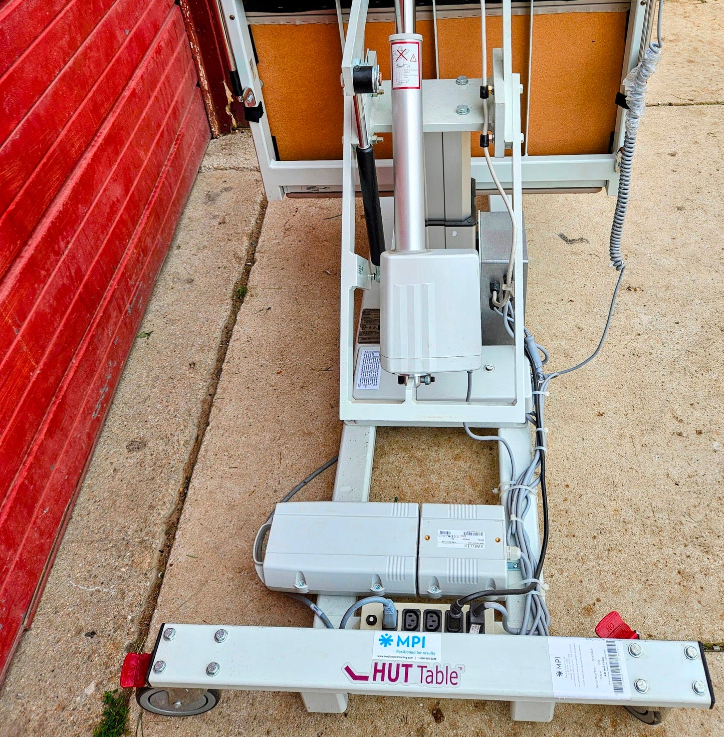 BRANDNEW MPI RR HUT HEADUP TILT POWER BED TABLE SYNCOP ECHOCARDIOGRAM WATCHVIDEO