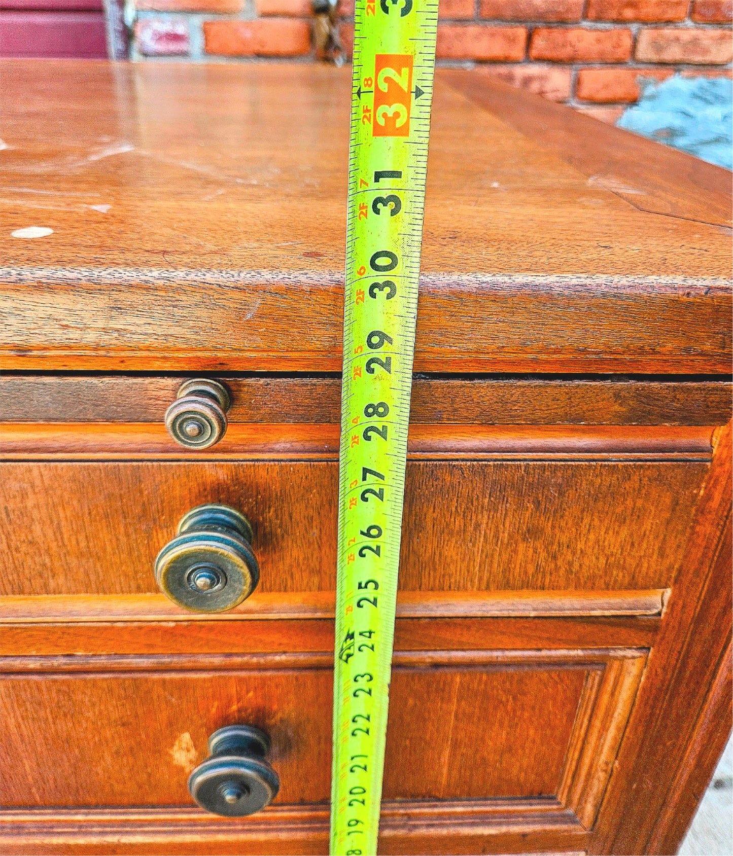 VINTAGE STOW DAVIS UofM LAW SCHOOL DESK 66"x 36"x 30" Inch 8 DRAWERS FREE SHIP