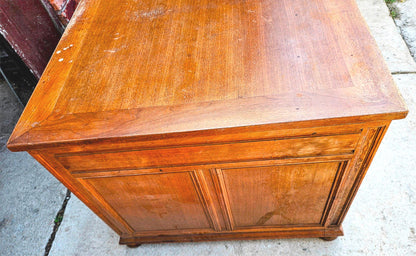 VINTAGE STOW DAVIS UofM LAW SCHOOL DESK 66"x 36"x 30" Inch 8 DRAWERS FREE SHIP