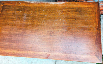 VINTAGE STOW DAVIS UofM LAW SCHOOL DESK 66"x 36"x 30" Inch 8 DRAWERS FREE SHIP