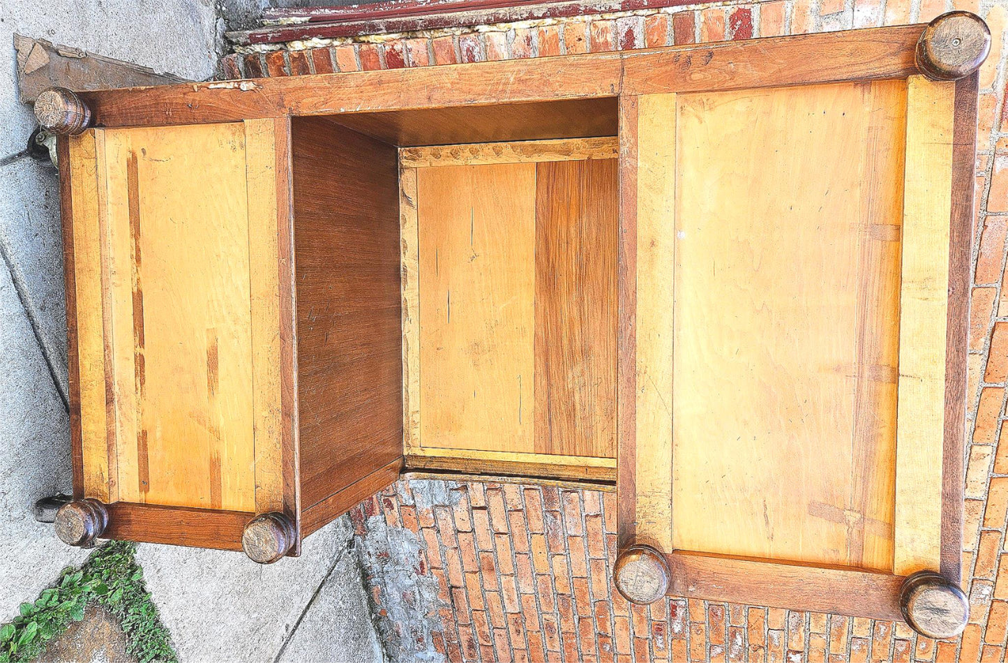 VINTAGE STOW DAVIS UofM LAW SCHOOL DESK 66"x 36"x 30" Inch 8 DRAWERS FREE SHIP