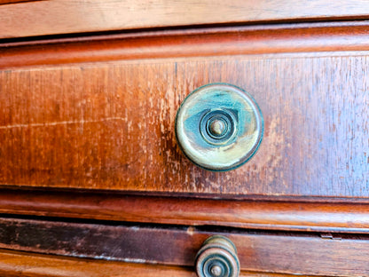 VINTAGE STOW DAVIS UofM LAW SCHOOL DESK 66"x 36"x 30" Inch 8 DRAWERS FREE SHIP