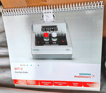 SIEMENS BFT II ANALYZER CLOT DETECTING TURBODENSITOMETRIC COAGULOMETER FREE SHIP