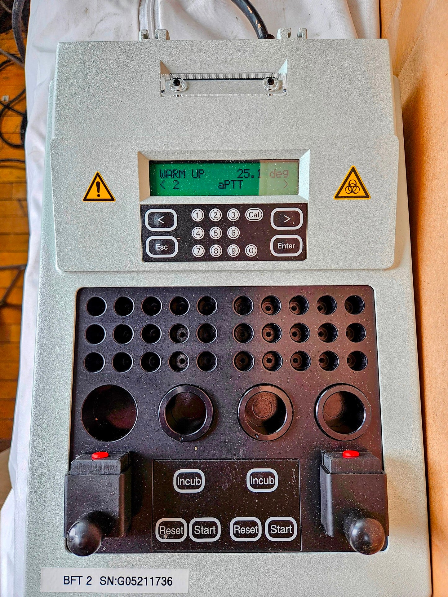 SIEMENS BFT II ANALYZER CLOT DETECTING TURBODENSITOMETRIC COAGULOMETER FREE SHIP