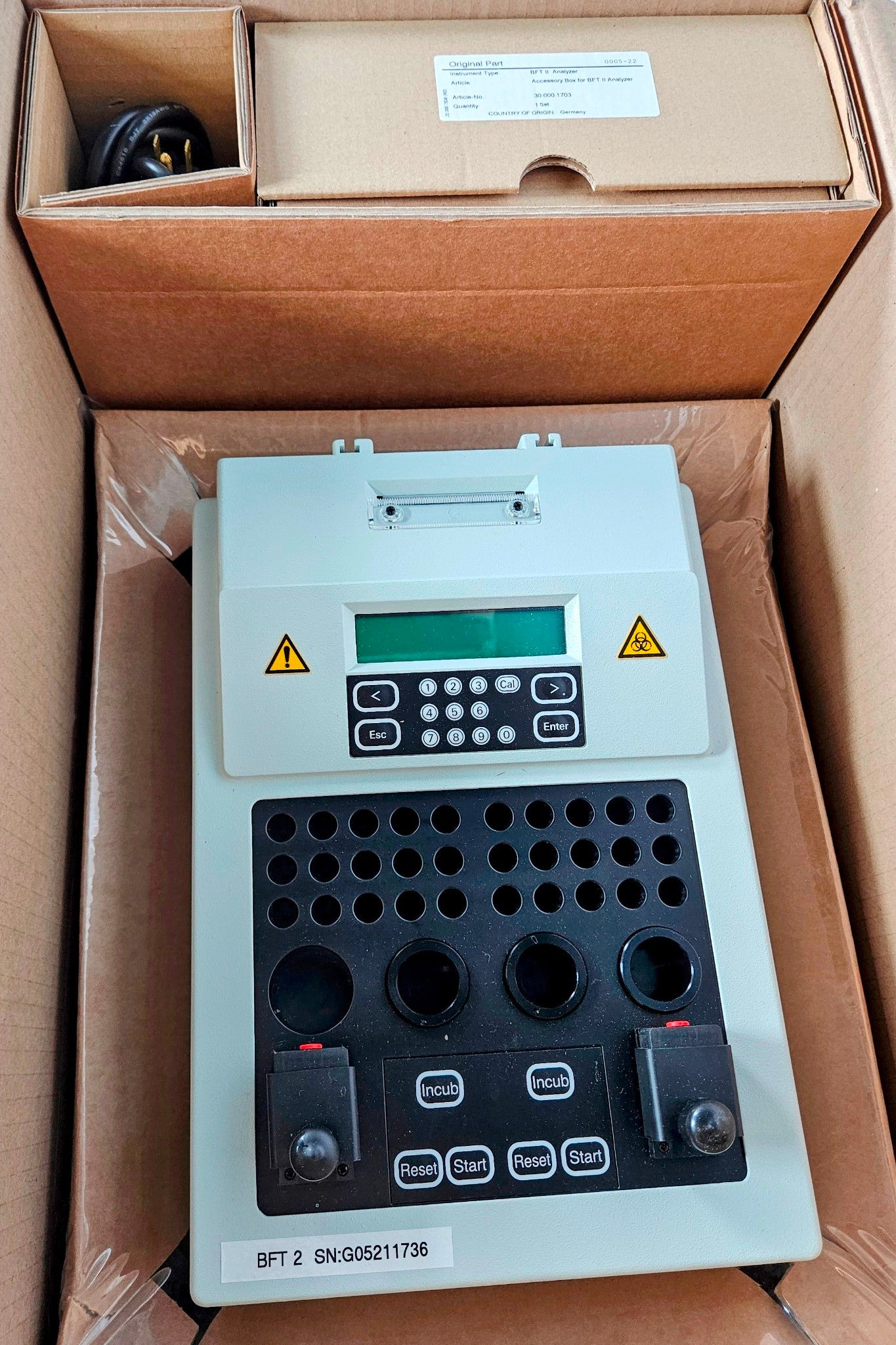 SIEMENS BFT II ANALYZER CLOT DETECTING TURBODENSITOMETRIC COAGULOMETER FREE SHIP