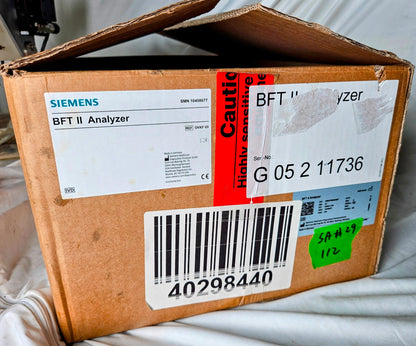 SIEMENS BFT II ANALYZER CLOT DETECTING TURBODENSITOMETRIC COAGULOMETER FREE SHIP