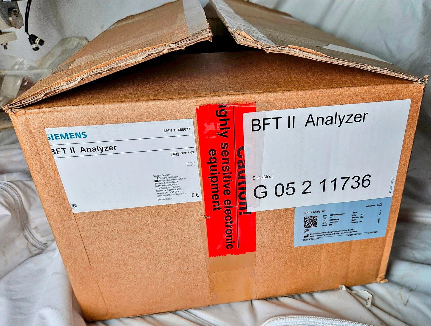 SIEMENS BFT II ANALYZER CLOT DETECTING TURBODENSITOMETRIC COAGULOMETER FREE SHIP