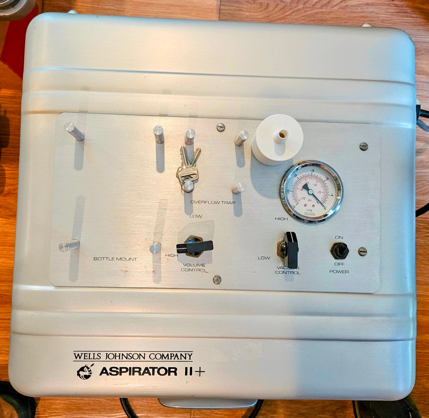 90DAYWARRANTY WELLS JOHNSON ASPIRATOR II PLUS w/ MANUAL & FOOTSWITCH WATCH-VIDEO