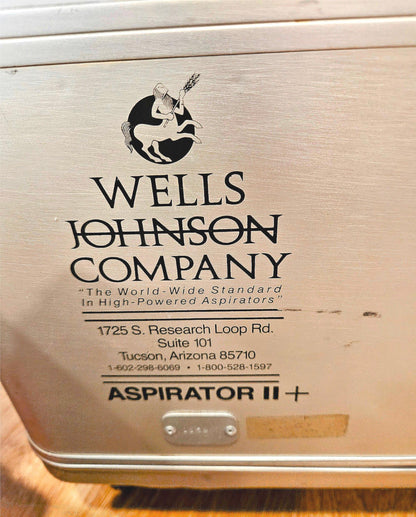 90DAYWARRANTY WELLS JOHNSON ASPIRATOR II PLUS w/ MANUAL & FOOTSWITCH WATCH-VIDEO