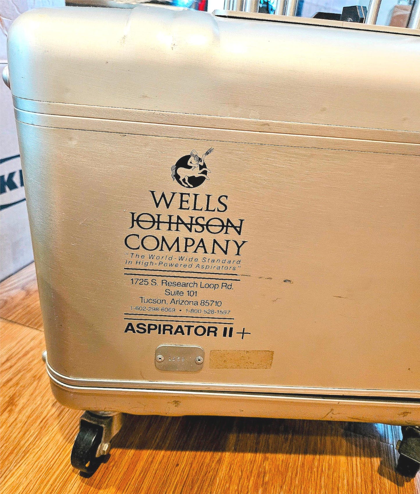 90DAYWARRANTY WELLS JOHNSON ASPIRATOR II PLUS w/ MANUAL & FOOTSWITCH WATCH-VIDEO