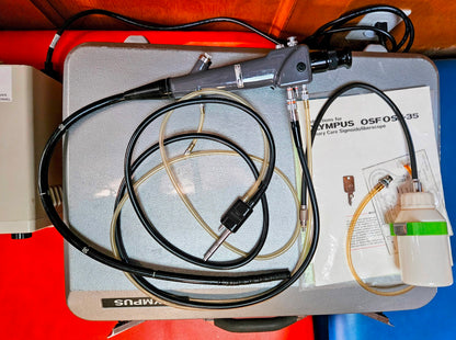 90-DAYWARRANTY OLYMPUS OSF-35 FIBERSCOPE & CLK-3 LIGHTSOURCE CASE KEY WATCHVIDEO