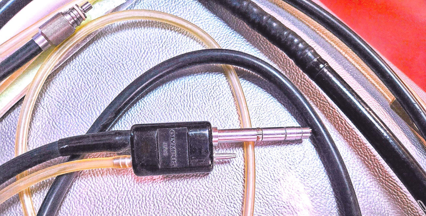 90-DAYWARRANTY OLYMPUS OSF-35 FIBERSCOPE & CLK-3 LIGHTSOURCE CASE KEY WATCHVIDEO