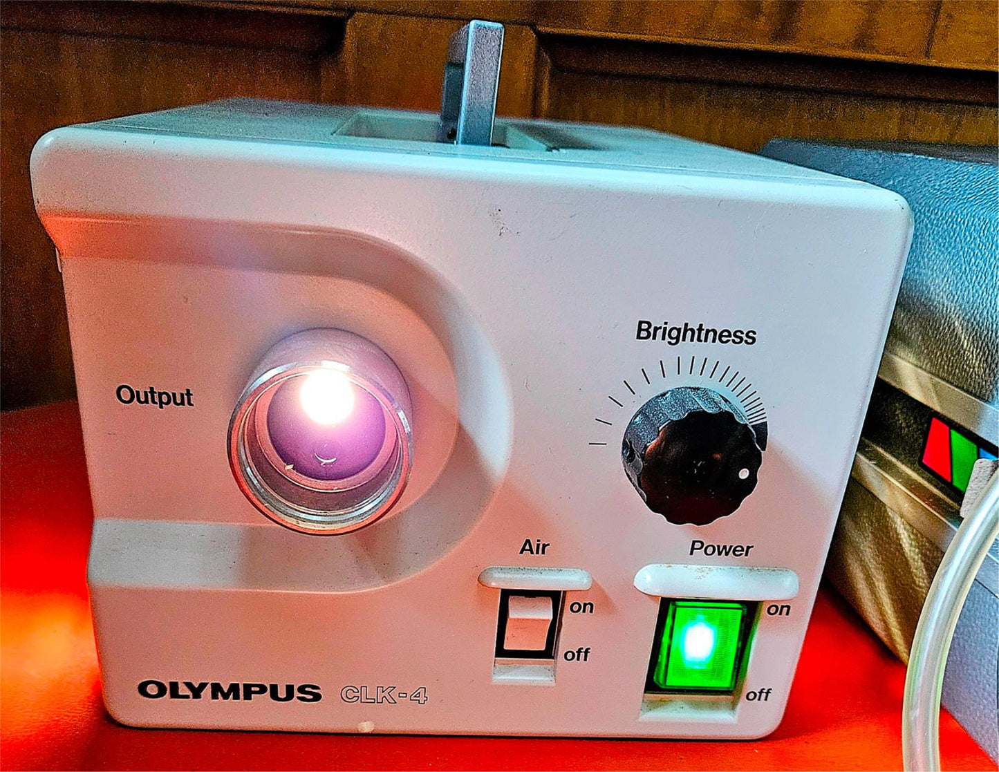 90-DAYWARRANTY OLYMPUS OSF-35 FIBERSCOPE & CLK-3 LIGHTSOURCE CASE KEY WATCHVIDEO