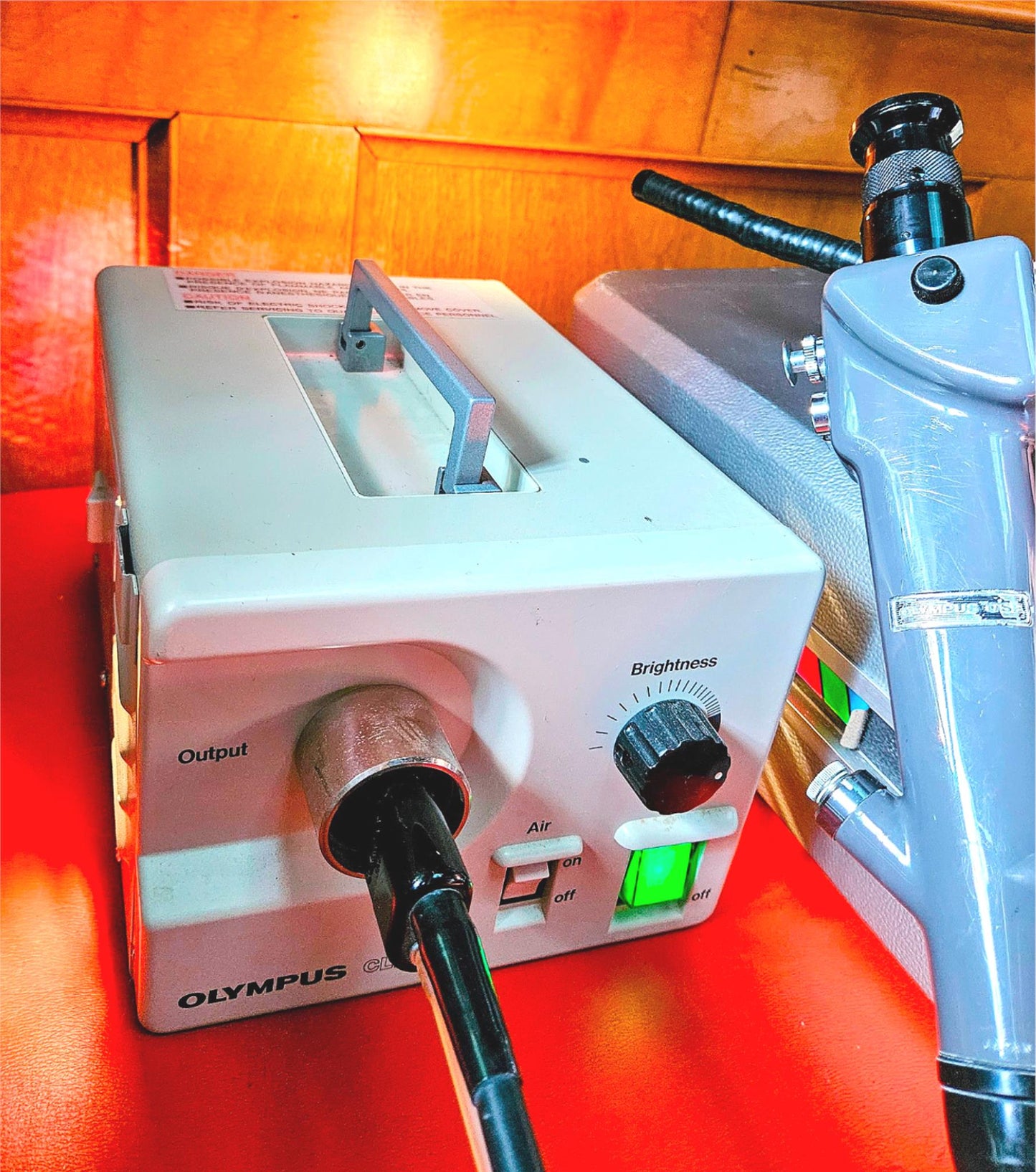 90-DAYWARRANTY OLYMPUS OSF-35 FIBERSCOPE & CLK-3 LIGHTSOURCE CASE KEY WATCHVIDEO