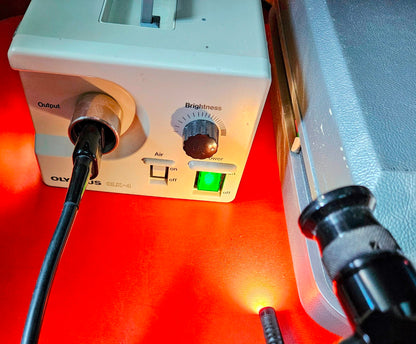 90-DAYWARRANTY OLYMPUS OSF-35 FIBERSCOPE & CLK-3 LIGHTSOURCE CASE KEY WATCHVIDEO