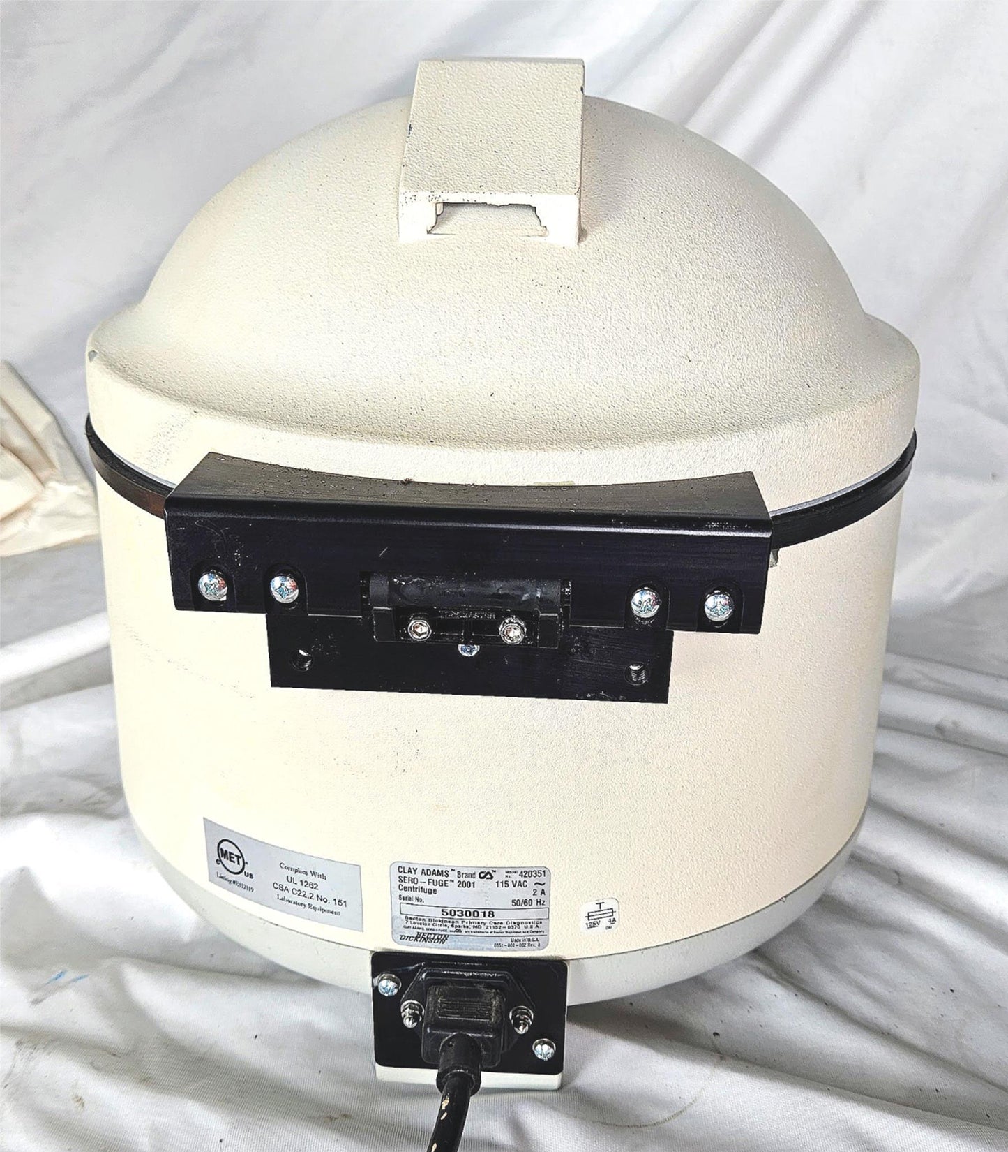 100% 90-DAY-WARRANTY CLAY ADAMS 2001 CENTRIFUGE NO ROTOR FREE SHIP WATCH VIDEO