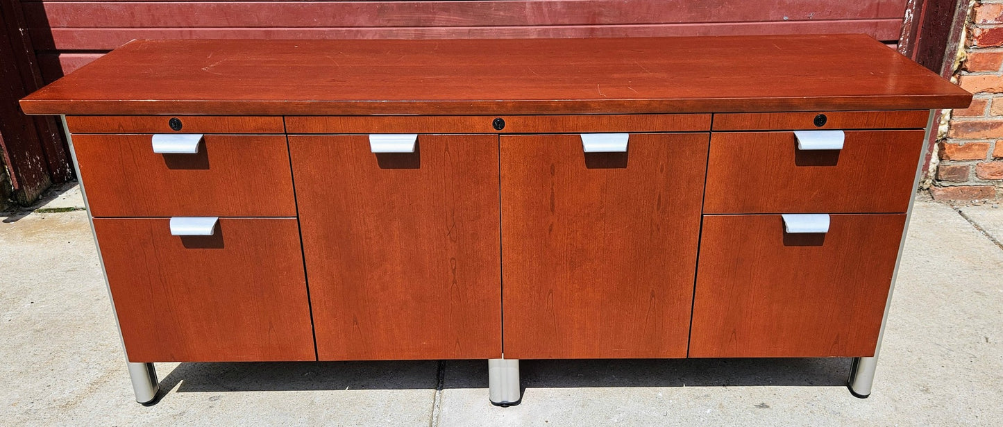 KNOLL 4 POSITION MODERN 2000's LOCKABLE CREDENZA by FLORENCE KNOLL FREE SHIPPING